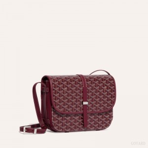 Goyard Belvedere MM Bag Viininpunainen | ZGQV3953