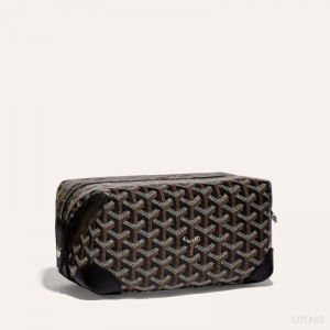 Goyard Bowling 25 Toiletry Bag Mustat | BXNE9260