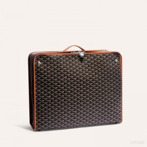 Goyard CARAVELLE 50 SUITCASE Mustat Ruskea | OQLE9426