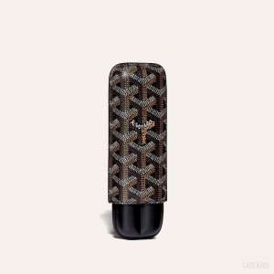 Goyard CHURCHILL 2 CIGAR CASE Mustat | KYFF8313