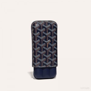 Goyard CHURCHILL 3 CIGAR CASE Laivastonsininen Sininen | KKIM5075