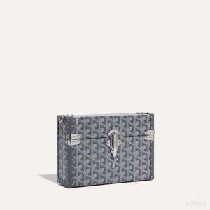 Goyard Cassette Trunk Bag Harmaat | QBNN8720