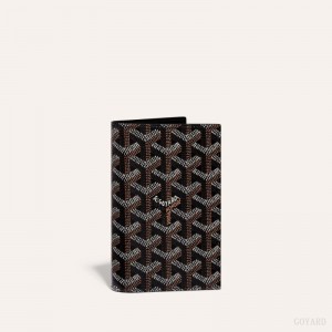 Goyard GRENELLE PASSPORT COVER Mustat | HYGB1979