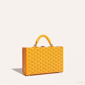 Goyard Grand Hôtel Trunk Bag Keltainen | KCGI8794