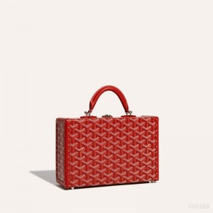 Goyard Grand Hôtel Trunk Bag Punainen | QKTE1271