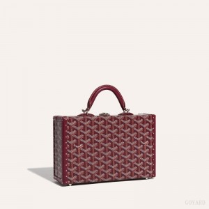 Goyard Grand Hôtel Trunk Bag Viininpunainen | DIUW6568