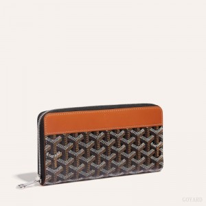 Goyard MATIGNON GM WALLET Mustat Ruskea | UXLA9420