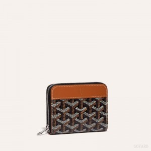 Goyard MATIGNON PM WALLET Mustat Ruskea | DUJT7550