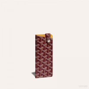 Goyard MONTMARTRE PM GLASSES CASE Viininpunainen | AZIZ4730