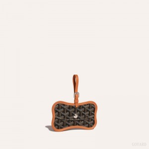 Goyard Os Grey Dog pocket Mustat Ruskea | CVFB5029