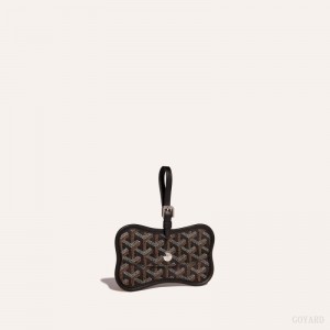 Goyard Os Grey Dog pocket Mustat | KEQX9194