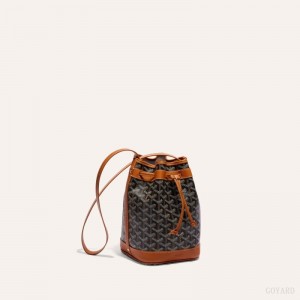 Goyard PETIT FLOT BUCKET BAG Mustat Ruskea | UCSI1758