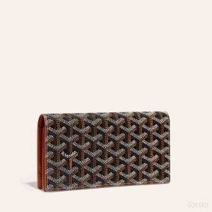 Goyard RICHELIEU WALLET Mustat Ruskea | UWGJ2513