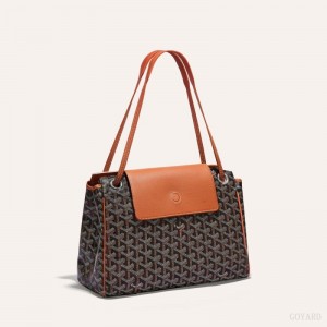 Goyard ROUETTE PM BAG Mustat Ruskea | NMRH1137