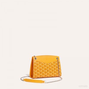 Goyard Rouette Structuré Mini Bag Keltainen | KJXE4916