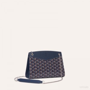 Goyard Rouette Structuré PM Bag Laivastonsininen Sininen | YILU5696