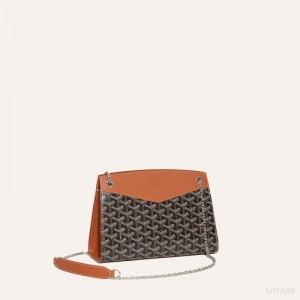 Goyard Rouette Structuré PM Bag Mustat Ruskea | BYTN8775