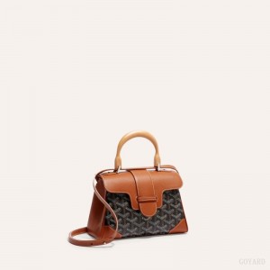 Goyard SAIGON SOUPLE MINI BAG Mustat Ruskea | RXTX7728