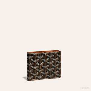 Goyard SAINT-FLORENTIN WALLET Mustat Ruskea | QCFZ7949