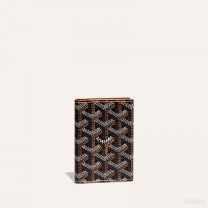 Goyard SAINT-MARC CARD WALLET Mustat Ruskea | FARV8242