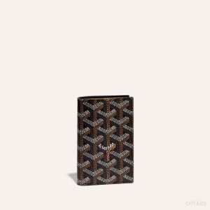 Goyard SAINT-PIERRE CARD WALLET Mustat | EFPE2606