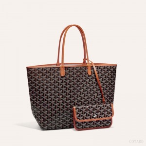 Goyard SAINT LOUIS PM BAG Mustat Ruskea | FXPA9071