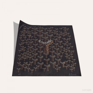 Goyard SCARF N°1 Mustat | WMWT0629