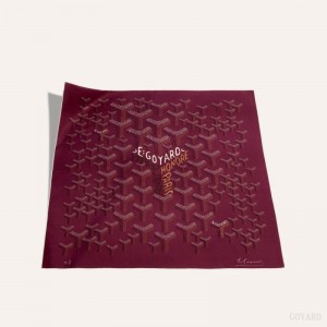 Goyard SCARF N°1 Viininpunainen | RZTH5433