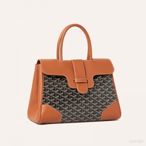 Goyard Saïgon tote bag Mustat Ruskea | NIXK4619