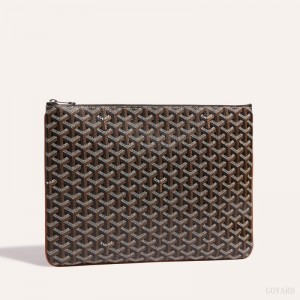 Goyard Sénat MGM Pouch Mustat Ruskea | DEGC9522