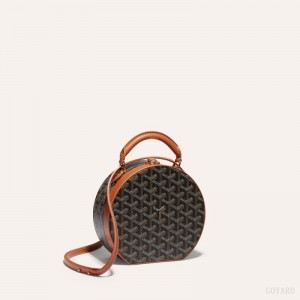 Goyard THE ALTO HATBOX TRUNK BAG Mustat Ruskea | BCTC7418