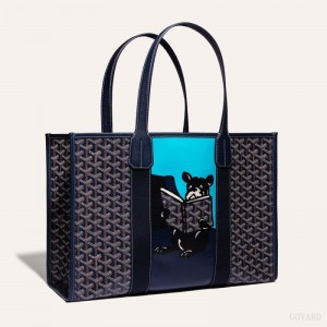 Goyard VILLETTE TOTE BAG Laivastonsininen Sininen | QPWM8368