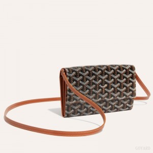 Goyard Varenne Continental Wallet Mustat Ruskea | NRBG6053