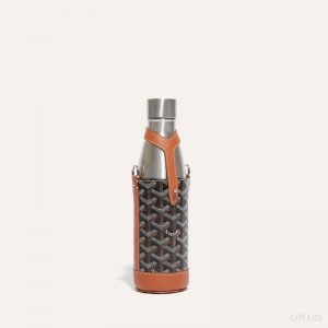 Goyard Yonne MM Case & Flask Mustat Ruskea | LVNT9836