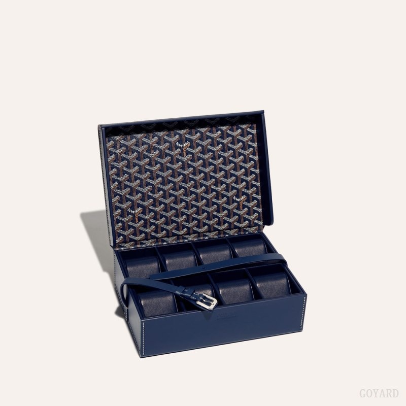 Goyard 8 WATCH CASE Laivastonsininen Sininen | SAUO2530