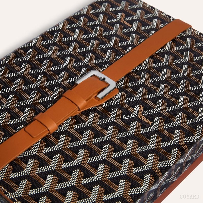 Goyard 8 WATCH CASE Mustat Ruskea | SEBQ7338