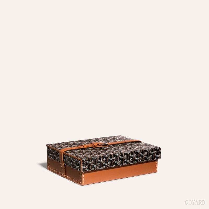 Goyard 8 WATCH CASE Mustat Ruskea | SEBQ7338