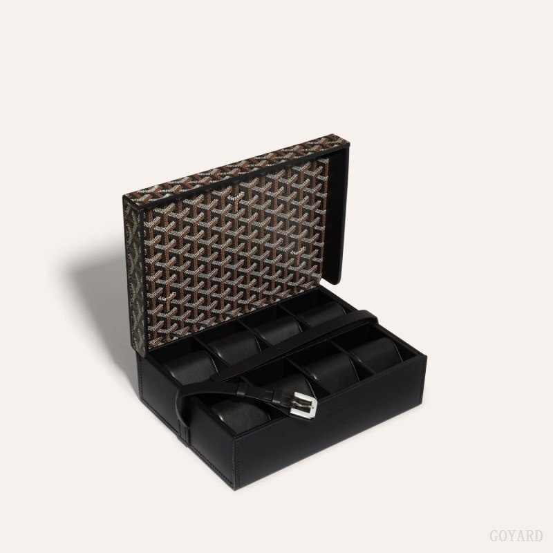 Goyard 8 WATCH CASE Mustat | YVFW4039