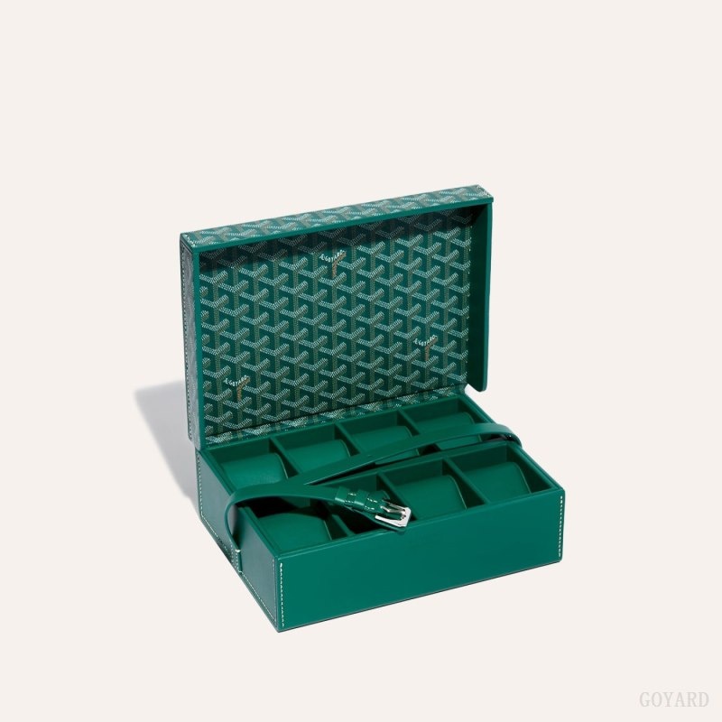 Goyard 8 WATCH CASE Vihreä | UNGG6571