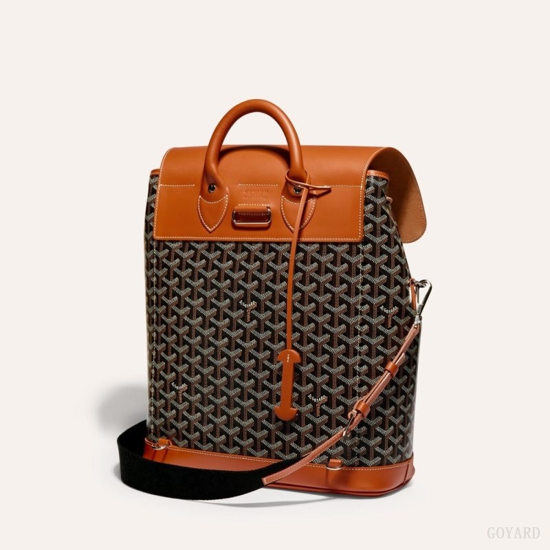 Goyard ALPIN MM BACKPACK Mustat Ruskea | GCYU8714