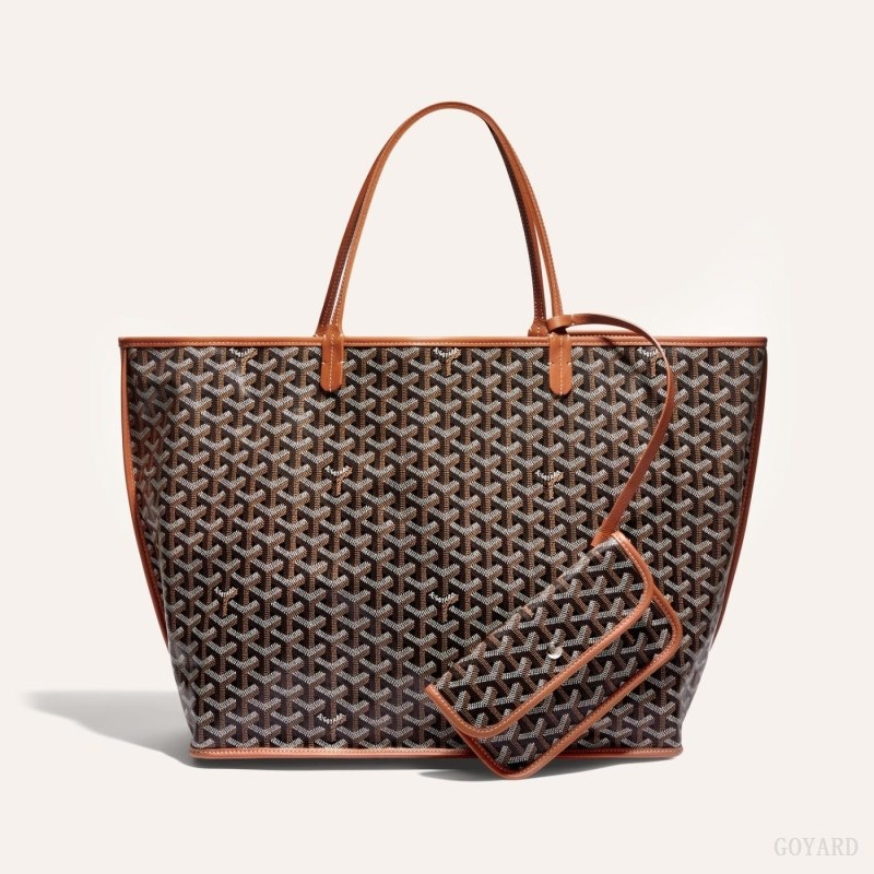 Goyard ANJOU GM BAG Mustat Ruskea | YOHV3080