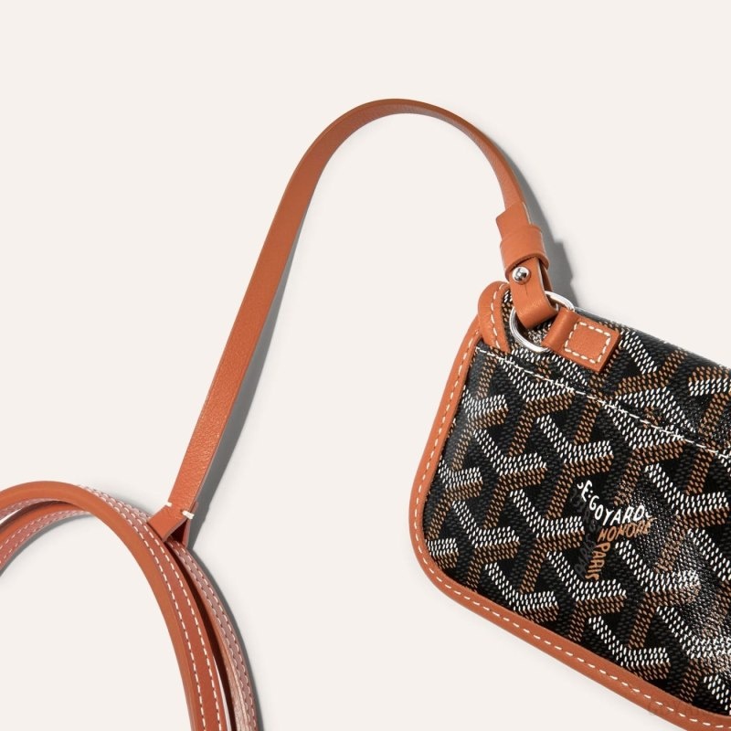 Goyard ANJOU MINI BAG Mustat Ruskea | RBNO0144