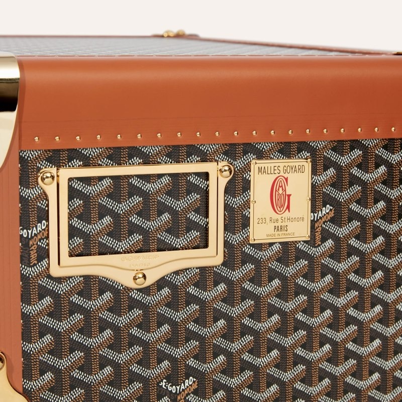 Goyard ARMOIRE TRUNK Mustat Ruskea | DAHX9174