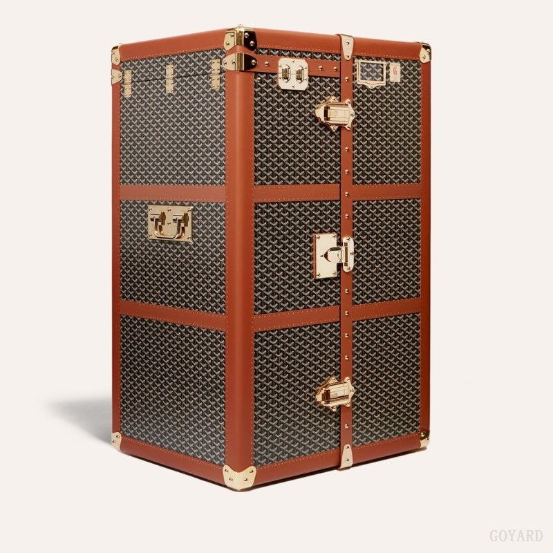 Goyard ARMOIRE TRUNK Mustat Ruskea | DAHX9174