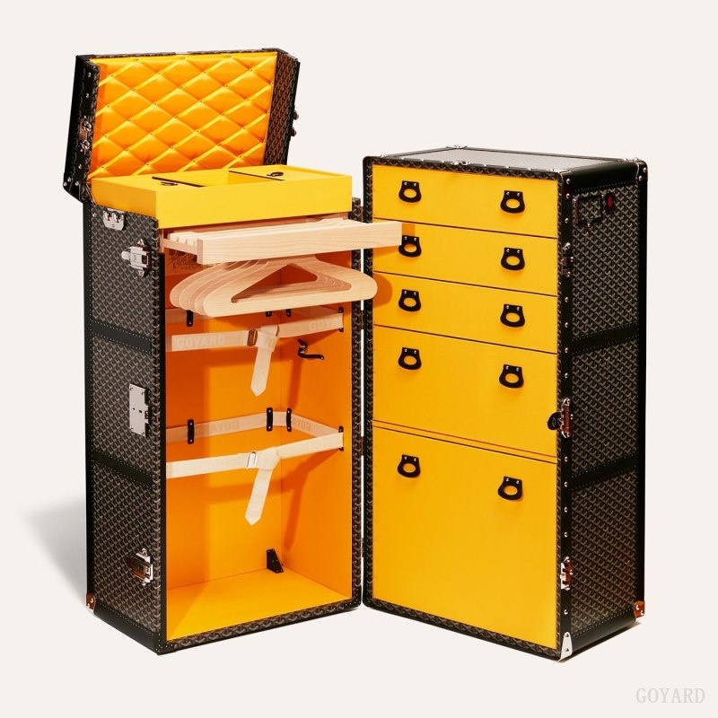 Goyard ARMOIRE TRUNK Mustat | KTRK4042