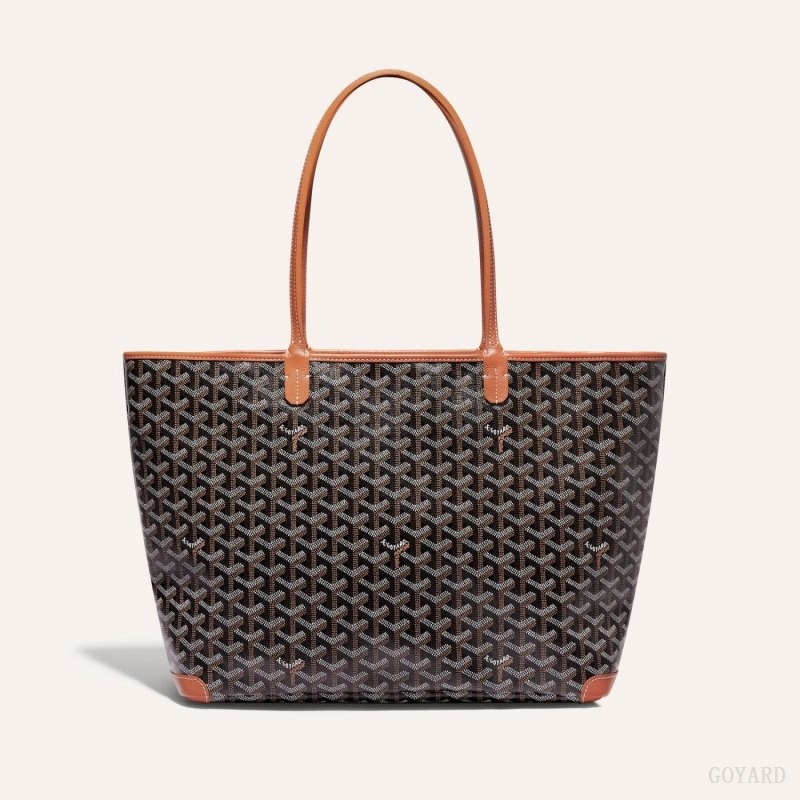 Goyard ARTOIS MM BAG Mustat Ruskea | PWAC6359