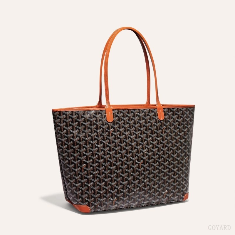 Goyard ARTOIS MM BAG Mustat Ruskea | PWAC6359