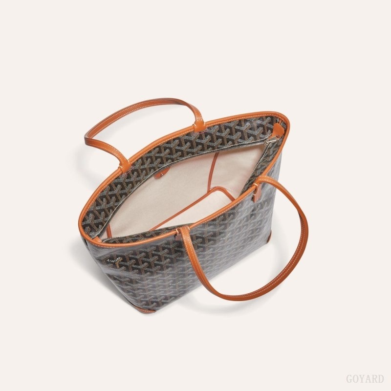 Goyard ARTOIS PM BAG Mustat Ruskea | LFAQ4319