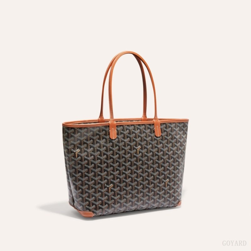 Goyard ARTOIS PM BAG Mustat Ruskea | LFAQ4319