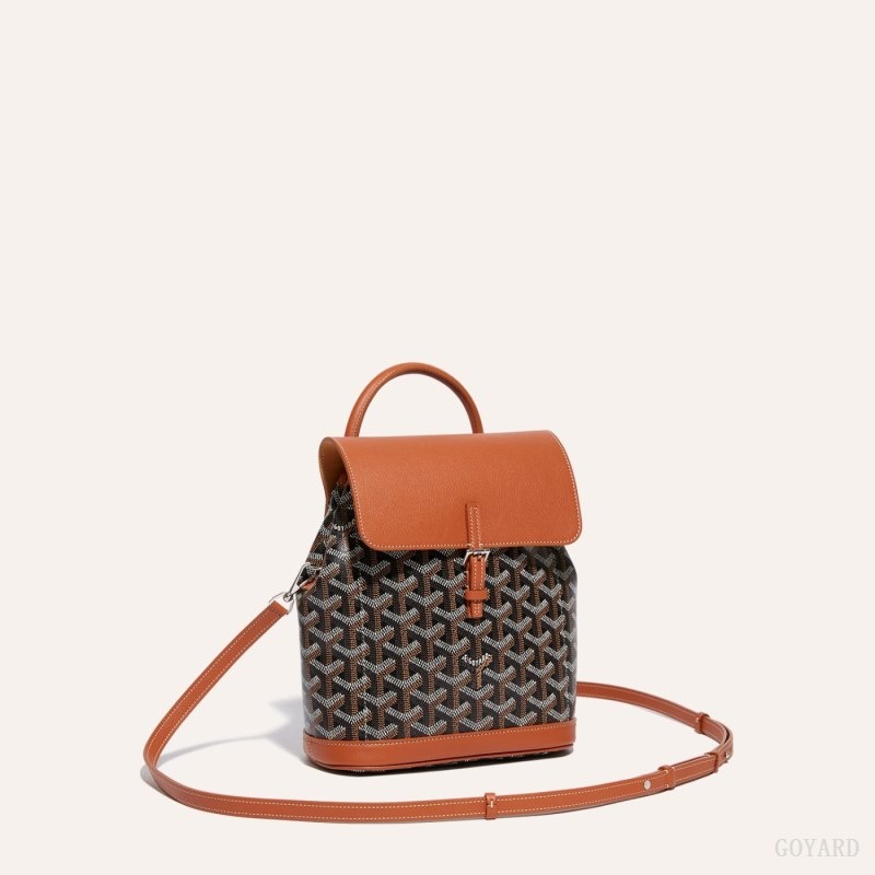 Goyard Alpin Mini Backpack Mustat Ruskea | JFUL6086